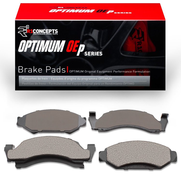 Optimum OE Brake Pads, 1986-1993 Ford/Lincoln/Mercury/Mazda, Position: Front