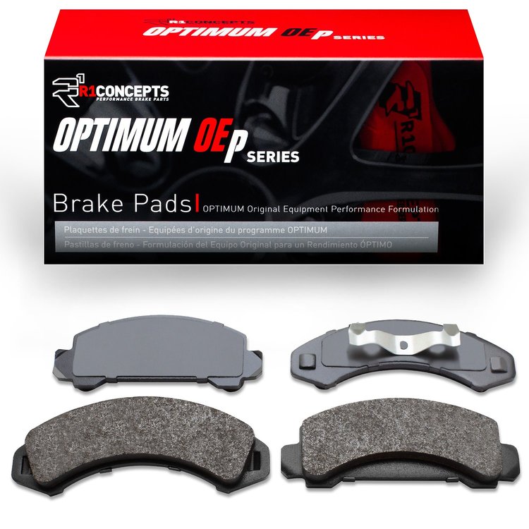 Optimum OE Brake Pads, 1983-1997 Ford/Lincoln/Mercury/Mazda, Position: Front