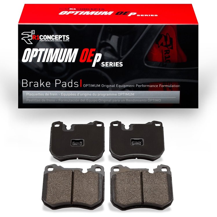 Optimum OE Brake Pads, 1977-1994 Audi/Porsche/Volkswagen, Position: Front & Rear