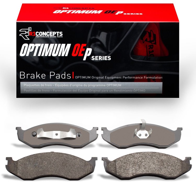 Optimum OE Brake Pads, 1990-2006 Mopar, Position: Front