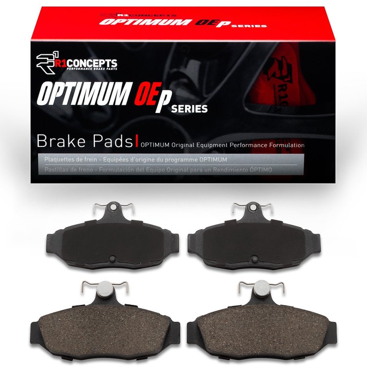 Optimum OE Brake Pads, 1986-1993 Ford/Lincoln/Mercury/Mazda, Position: Rear