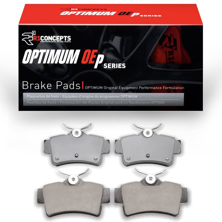 Optimum OE Brake Pads, 1994-2004 Ford/Lincoln/Mercury/Mazda, Position: Rear