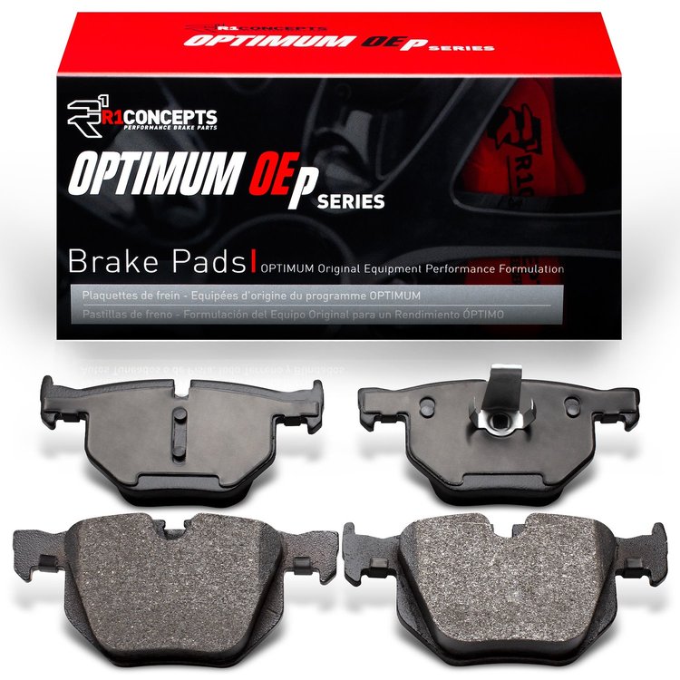 Optimum OE Brake Pads, 2004-2010 BMW, Position: Rear