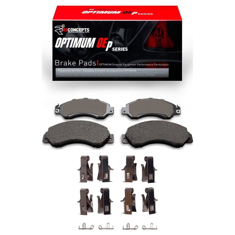 Optimum OE Brake Pads & Hardware Kit, 1994-2010 UD, Position: Front