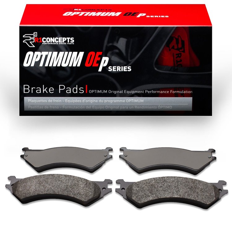 Optimum OE Brake Pads, 1999-2007 Ford/Lincoln/Mercury/Mazda, Position: Rear