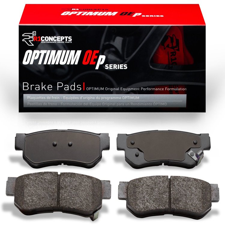 Optimum OE Brake Pads, 1999-2010 Kia/Hyundai/Genesis, Position: Rear