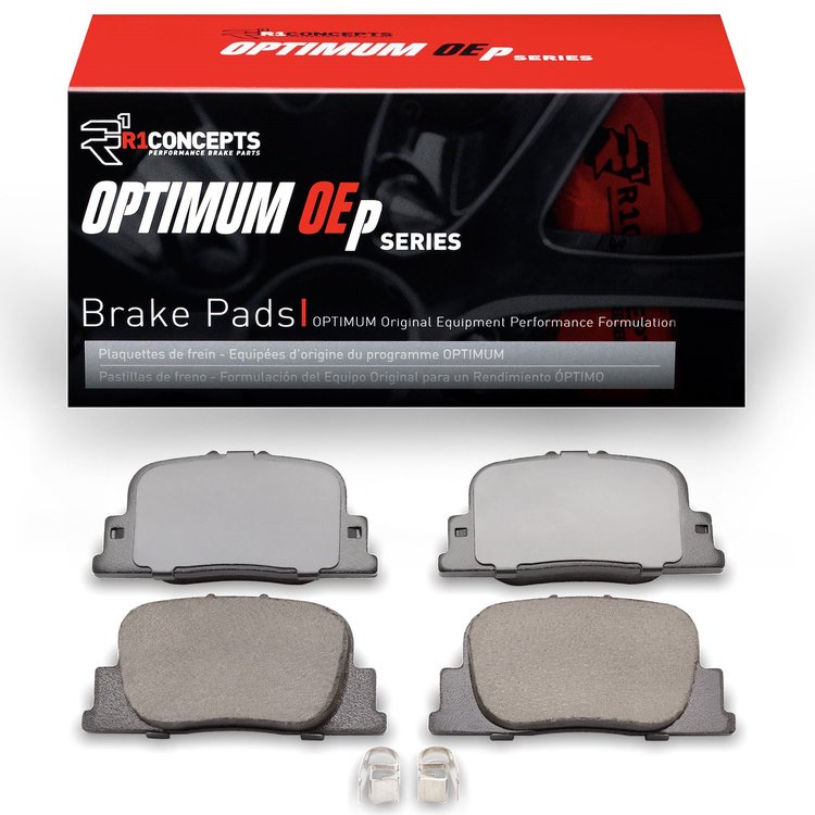 Optimum OE Brake Pads, 2000-2010 Lexus/Toyota/Scion, Position: Rear
