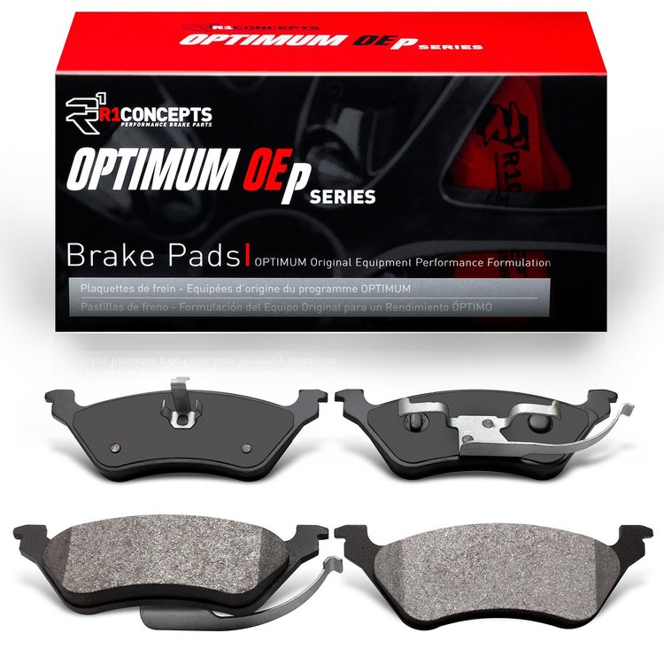 Optimum OE Brake Pads, 2001-2007 Mopar, Position: Rear