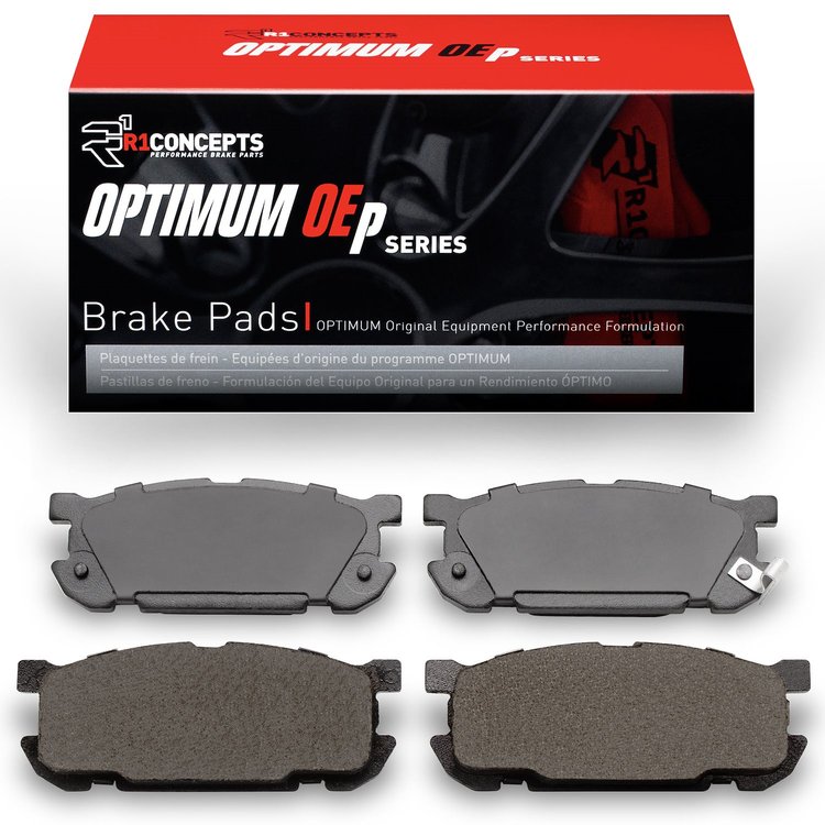 Optimum OE Brake Pads, 2001-2005 Ford/Lincoln/Mercury/Mazda, Position: Rear