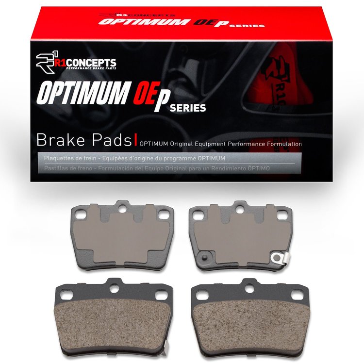 Optimum OE Brake Pads, 2004-2005 Lexus/Toyota/Scion, Position: Rear
