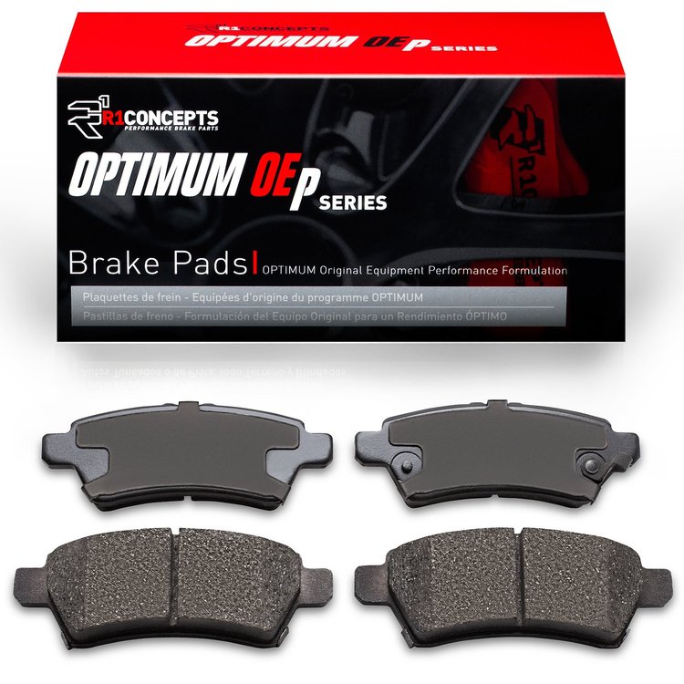 Optimum OE Brake Pads, 2005-2012 Infiniti/Nissan, Position: Rear