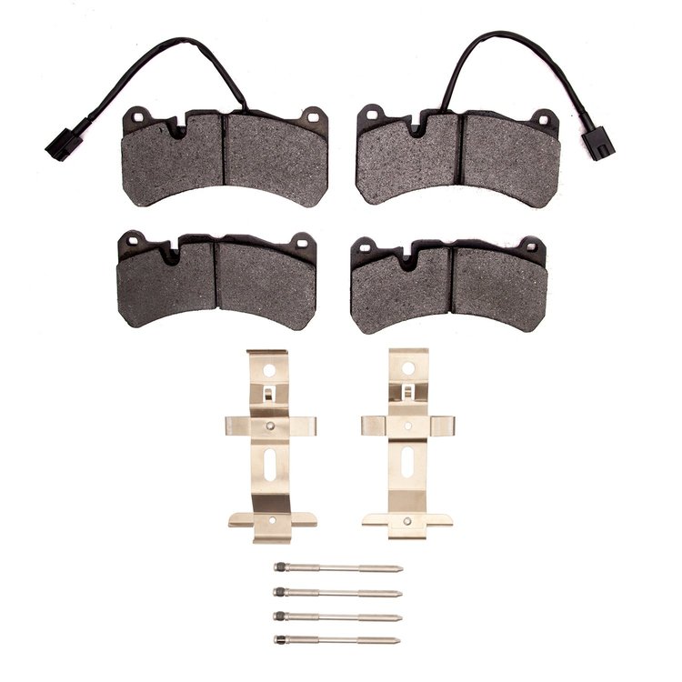Optimum OE Brake Pads & Hardware Kit, 2017-2021 Alfa Romeo, Position: Front
