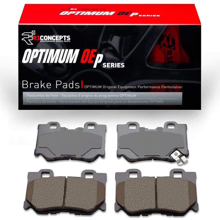 Optimum OE Brake Pads, Fits Select Infiniti/Nissan, Position: Rear
