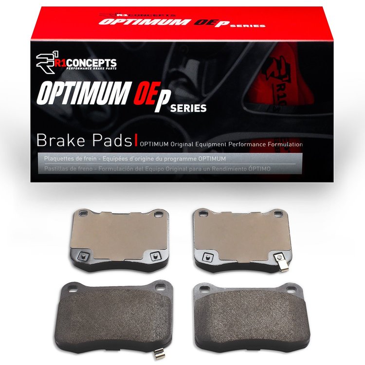 Optimum OE Brake Pads, 2008-2014 Lexus/Toyota/Scion, Position: Rear