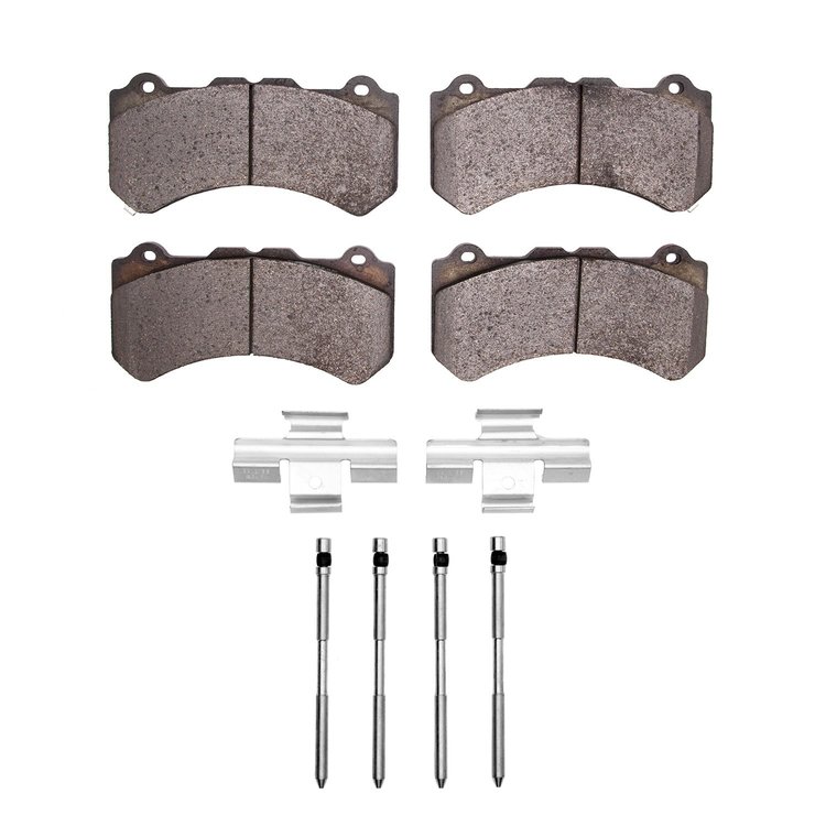 Optimum OE Brake Pads & Hardware Kit, 2009-2021 Infiniti/Nissan, Position: Front