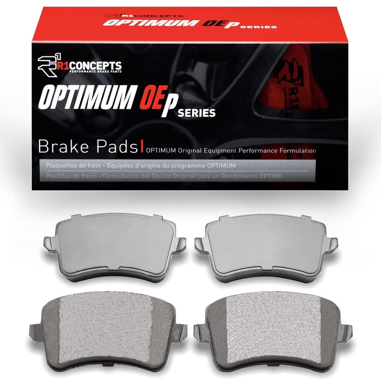 Optimum OE Brake Pads, 2008-2017 Audi/Porsche/Volkswagen, Position: Rear