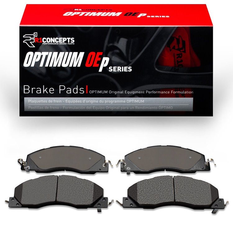 Optimum OE Brake Pads, 2009-2018 Mopar, Position: Front