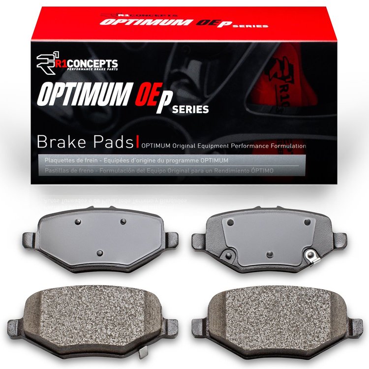 Optimum OE Brake Pads, 2013-2019 Ford/Lincoln/Mercury/Mazda, Position: Rear