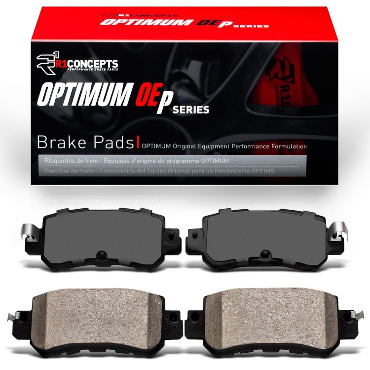 Optimum OE Brake Pads, 2013-2018 Ford/Lincoln/Mercury/Mazda, Position: Rear