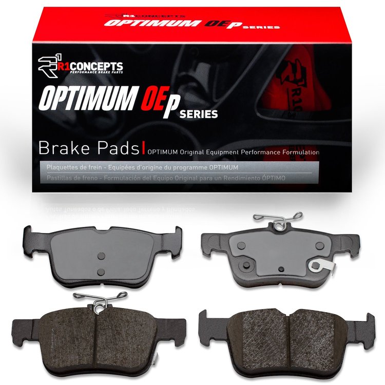 Optimum OE Brake Pads, Fits Select Ford/Lincoln/Mercury/Mazda, Position: Rear