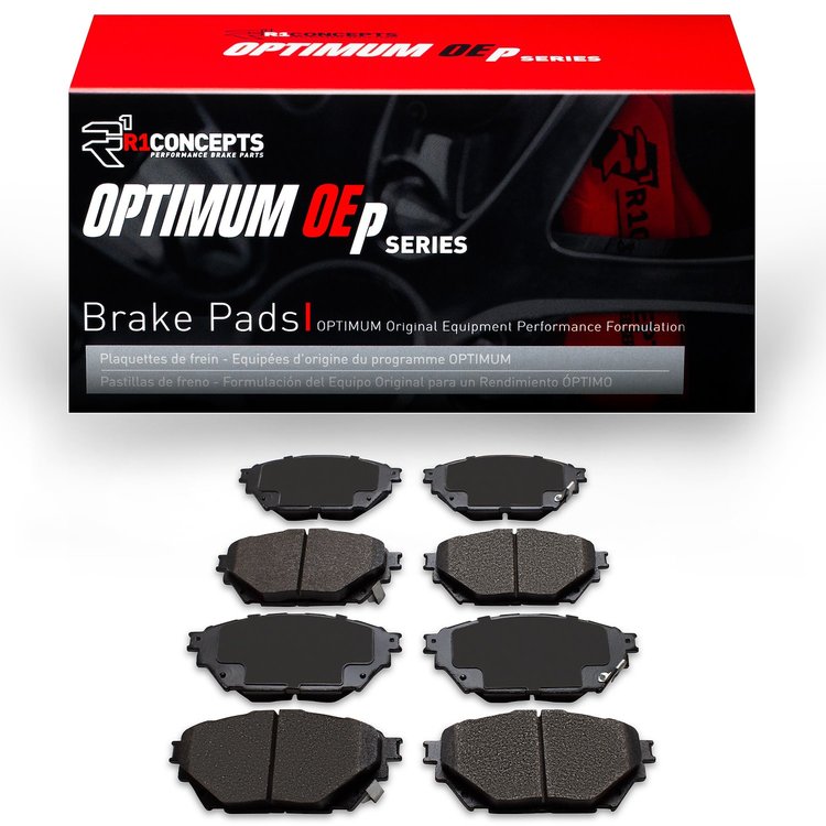 Optimum OE Brake Pads, 2012-2020 Fits Multiple Makes/Models, Position: Front & Rear