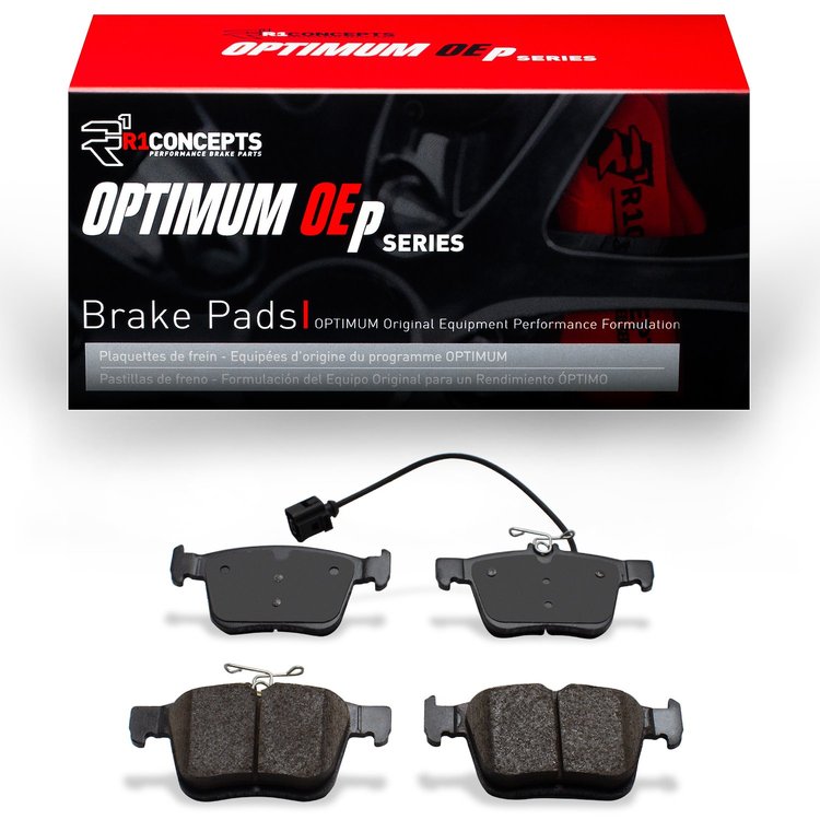 Optimum OE Brake Pads, Fits Select Audi/Porsche/Volkswagen, Position: Rear