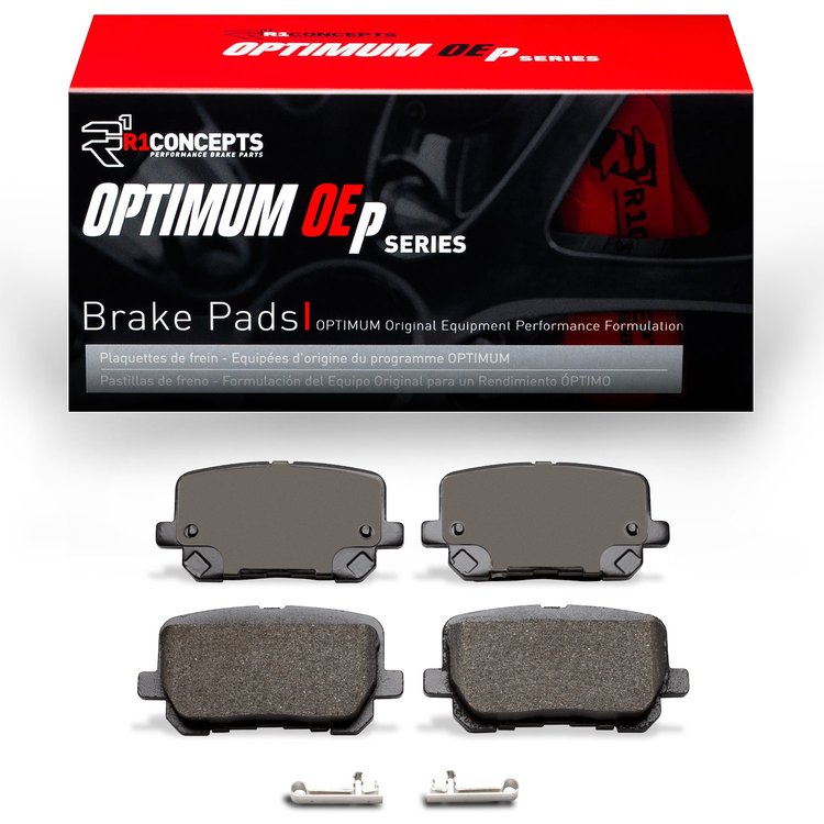 Optimum OE Brake Pads, Fits Select Mopar, Position: Rear