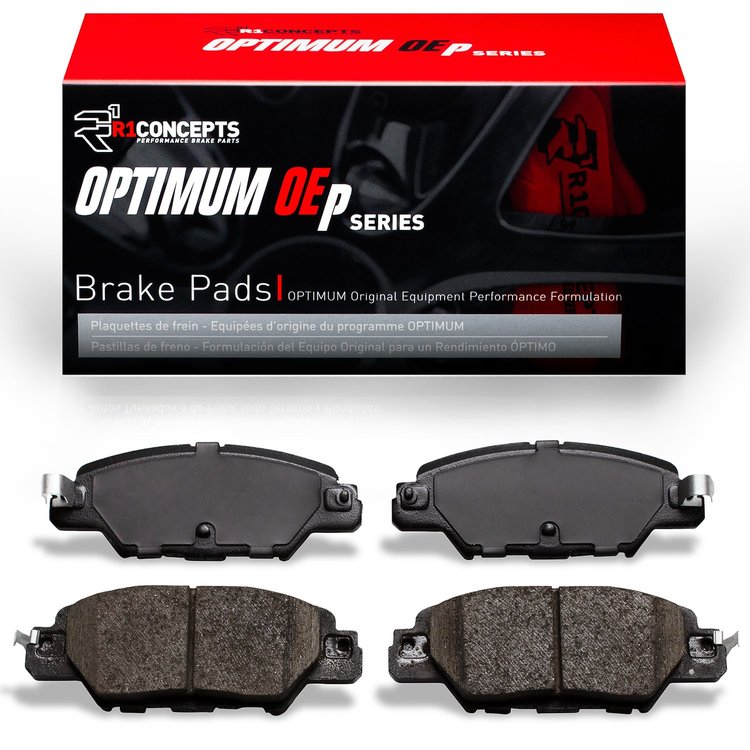 Optimum OE Brake Pads, Fits Select Ford/Lincoln/Mercury/Mazda, Position: Rear
