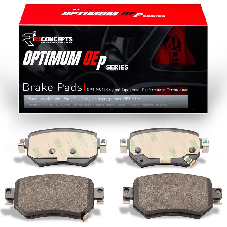 Optimum OE Brake Pads, 2016-2021 Ford/Lincoln/Mercury/Mazda, Position: Rear