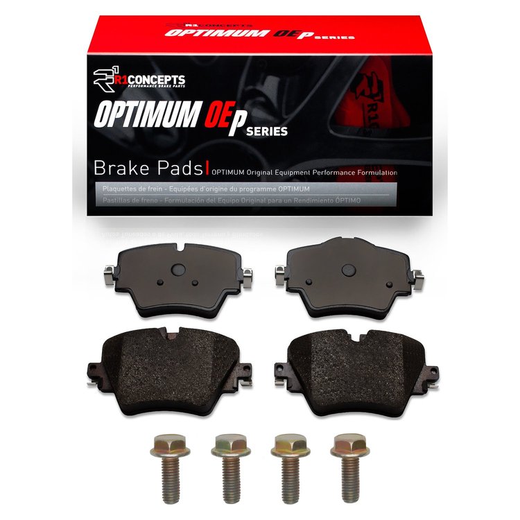 Optimum OE Brake Pads & Hardware Kit, Fits Select Fits Multiple Makes/Models, Position: Front