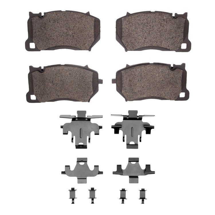 Optimum OE Brake Pads & Hardware Kit, 2019-2021 Audi/Porsche/Volkswagen, Position: Front