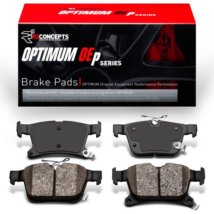 Optimum OE Brake Pads, Fits Select Mopar, Position: Rear