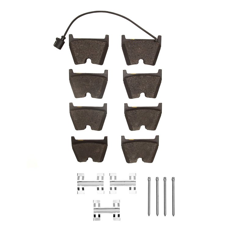 Optimum OE Brake Pads & Hardware Kit, 2017-2021 Audi/Porsche/Volkswagen, Position: Front