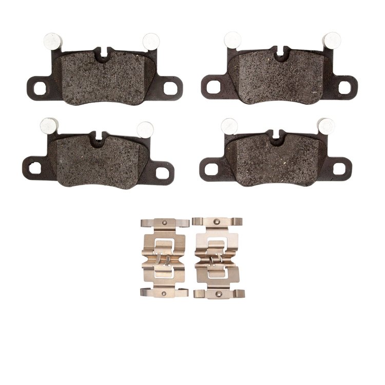 Optimum OE Brake Pads & Hardware Kit, 2019-2021 Audi/Porsche/Volkswagen, Position: Rear