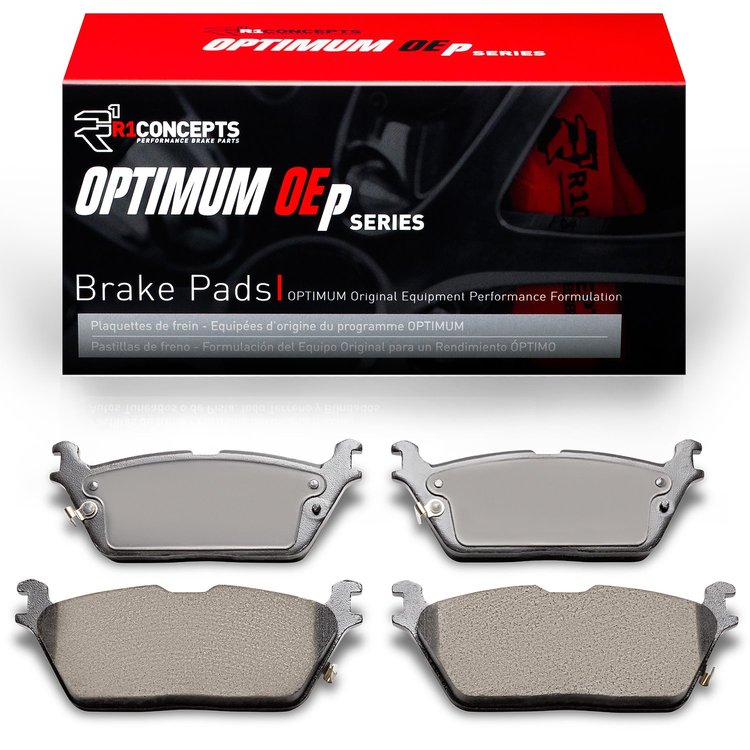 Optimum OE Brake Pads, Fits Select Mopar, Position: Rear