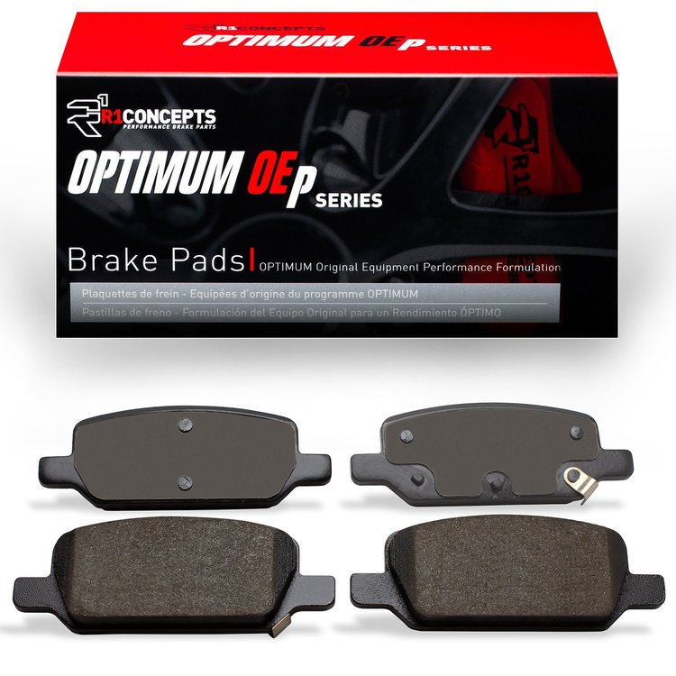 Optimum OE Brake Pads, Fits Select Tesla, Position: Rear
