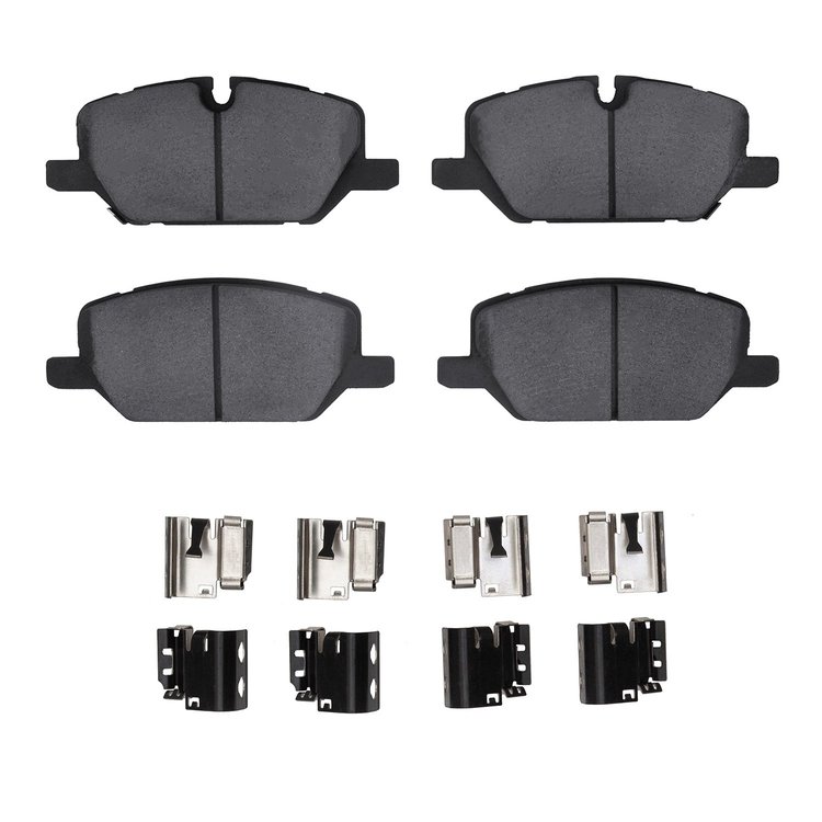 Optimum OE Brake Pads & Hardware Kit, Fits Select GM, Position: Front