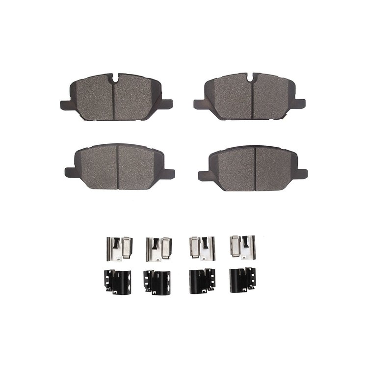 Optimum OE Brake Pads & Hardware Kit, Fits Select GM, Position: Front