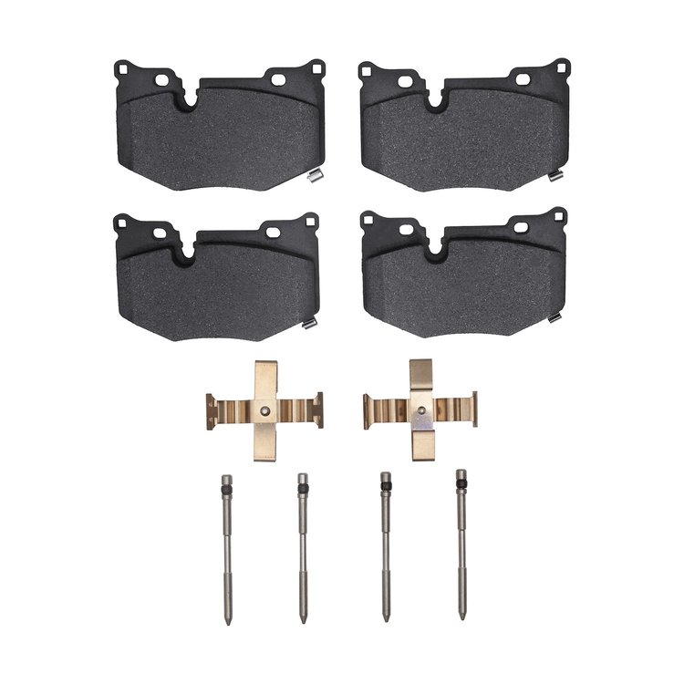 Optimum OE Brake Pads & Hardware Kit, Fits Select GM, Position: Rear