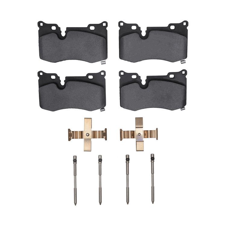 Optimum OE Brake Pads & Hardware Kit, Fits Select GM, Position: Rear
