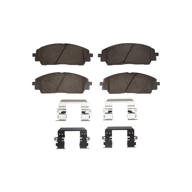 Optimum OE Brake Pads & Hardware Kit, Fits Select Kia/Hyundai/Genesis, Position: Front