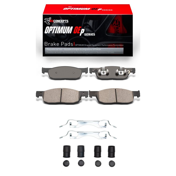 Optimum OE Brake Pads & Hardware Kit, Fits Select Acura/Honda, Position: Front