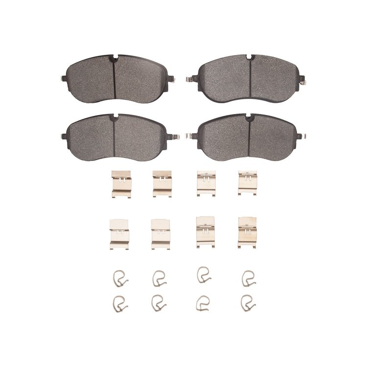 Optimum OE Brake Pads & Hardware Kit, Fits Select Audi/Porsche/Volkswagen, Position: Front