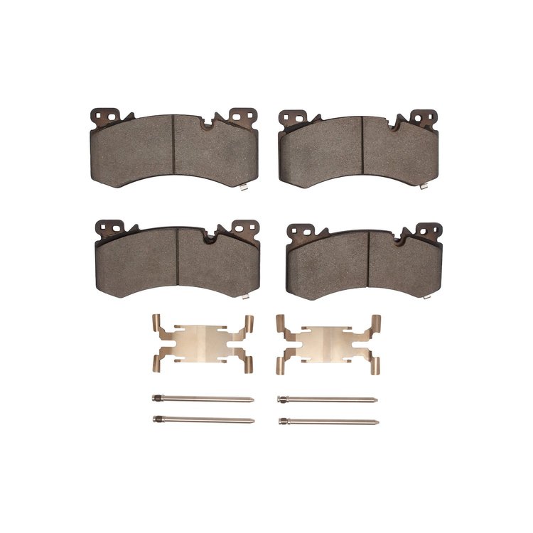 Optimum OE Brake Pads & Hardware Kit, Fits Select GM, Position: Front