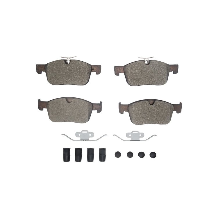 Optimum OE Brake Pads & Hardware Kit, 2020-2021 Polestar, Position: Rear