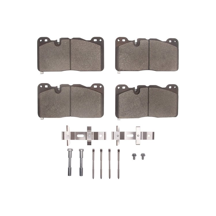 Optimum OE Brake Pads & Hardware Kit, Fits Select GM, Position: Front