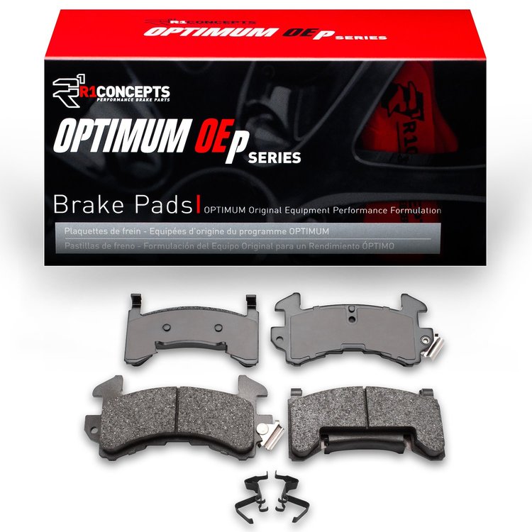 Optimum OE Brake Pads, 1998-2003 GM, Position: Front