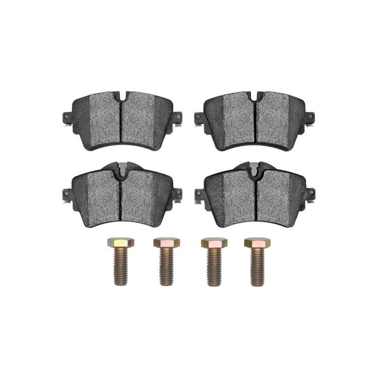 Optimum OE Brake Pads & Hardware Kit, 2019-2019 Mini, Position: Front