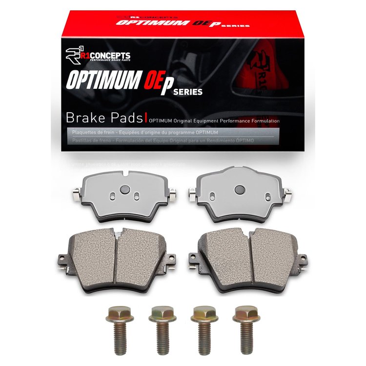 Optimum OE Brake Pads & Hardware Kit, Fits Select Fits Multiple Makes/Models, Position: Front
