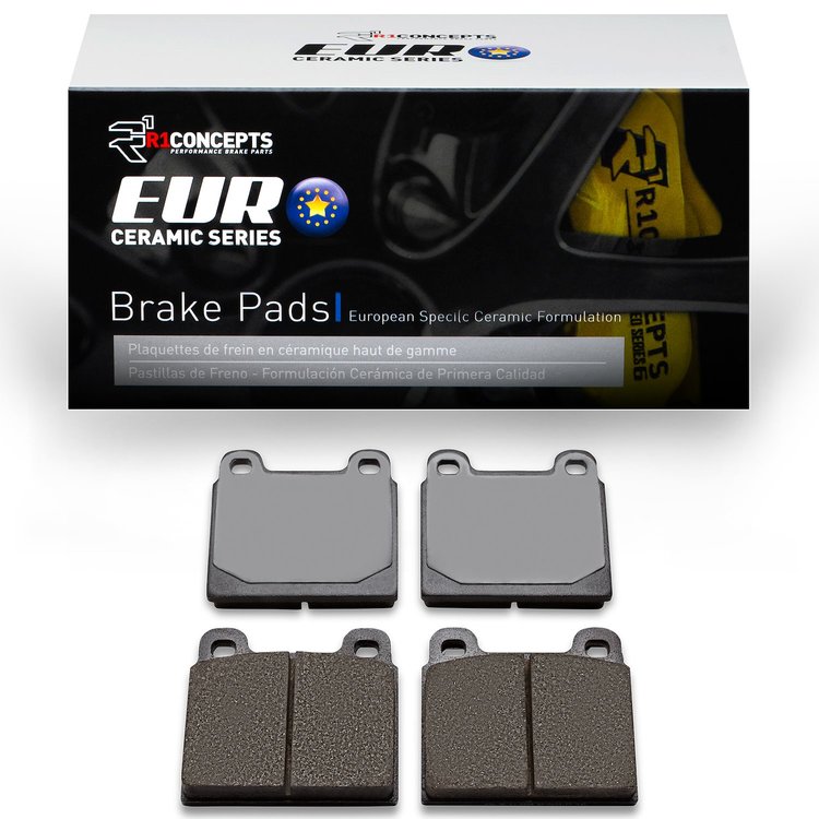 Euro Ceramic Brake Pads, 1963-1994 Fits Multiple Makes/Models, Position: Front